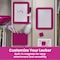 Lockermate 6-Piece Locker Organizer Kit, Mirror, Whiteboard, Storage Cup & Dry Erase Marker, Pink 5096-FCH - alternate 7