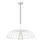 Z-Lite Valencia Texture White 1 Light Pendant 623P24-TXWH - alternate 6