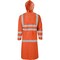Ironwear 49" Waterproof Reflective Hi Vis Raincoat with Detachable Hood, Small 9220-O-ST-SM - alternate 1