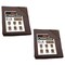 Mytee Products 2 Pack 12'x16ft Dark Brown Canvas Tarp 12oz Water Resistant Heavy Duty Tarps, 2PK CT12-16-DBx2 - alternate 1