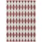 Homeroots 9' X 12' Burgundy Geometric Washable Indoor Outdoor Area Rug 577029 - alternate 7