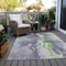 Homeroots 5' X 8' Lavender And Lime Green Abstract Washable Indoor Outdoor Area Rug 618515 - alternate 9