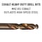 Drill America 5/32" Cobalt Split Point Stub Drill Bit D/ASTCO5/32 - alternate 8
