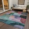 Homeroots 10' X 14' Green Purple And Blue Abstract Washable Indoor Outdoor Area Rug 604371 - alternate 8