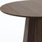 Homeroots 52" Brown Wood Pedestal Base Round Top Dining Table 720963 - alternate 4