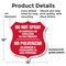 Signmission Bilingual No Spray Shield Sign Do Not Sp, 12 Inch X 12 Inch, Plastic Sign SHI-P-12-366 - alternate 5