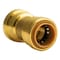 Zoro Select Straight Coupling, Brass, Not Applicable LF821R - alternate 1