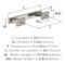 Amerock Triomphe 3 inch (76mm) Center-to-Center Satin Nickel Cabinet Pull, 25PK 25VMP37090G10 - alternate 4