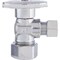 Plumb Pak 5/8'' Coarse Thread Inlet by 3/8'' OD out Quarter Turn Angle Valve P2659PCLF - alternate 2