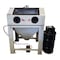 American Hawk Industrial 38inx 60in Abrasive Sandblasting Cabinet, With Dust Collector Grey- Foot Pedal Blaster CL3624L-GRY - alternate 1
