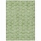 Homeroots 9' X 12' Green And Ivory Geometric Washable Indoor Outdoor Area Rug 583346 - alternate 9