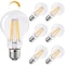 Energetic Lighting A19 LED Edison Light Bulb 100W Equivalent E26 Base, Dimmable 1600lm 2700K Soft White, 6PK YGA16C10-A19CL12W-6P - alternate 1