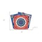Homeroots 6" X 6" Mediterra Terra Cotta Mosaic Peel And Stick Removable Tiles 390930 - alternate 6