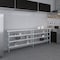 Amgood 14in D x 96in L Stainless Steel Table, Three Undershelves AMG WT-1496-3SH-Z - alternate 7