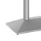Flash Furniture Palis 27in. W x 15in. D Dining Height Double Column Table Base for 30in. x 48in. Table Tops, Silver XU-DG-TB002-OUT-SLV-GG - alternate 8