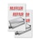 Signmission Muffler Repair, Vinyl Decals Only 24 Inch x 36 Inch, Vinyl Decal, 2PK DSB-2436-2PACK-Muffler Repair - alternate 1