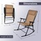 Lavish Home Folding Outdoor Rocking Chair Zero Gravity Chair Adjustable Pillow Ergonomic Foldable Lounger 80-OUTD-RC-2 - alternate 9