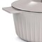 Martha Stewart Eastholm Enameled Cast Iron 5 Quart  Embossed Stripe Dutch Oven with Lid in Warm Grey 129054.02 - alternate 7