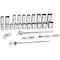 Performance Tool 26 pc. 1/2 in. Dr. Metric Socket Set, Ratchet, Deep Sockets, Storage Case W32904 - alternate 3