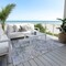Homeroots 5' X 8' Blue And Dark Gray Abstract Washable Indoor Outdoor Area Rug 605537 - alternate 9