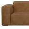 Homeroots 122" Brown Leather Modular Wood Sofa 641023 - alternate 7