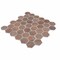 Apollo Tile Lucenza 12x12 in. Taupe Matte Recycled Glass Hexagon Mosaic Tile (5.28 sq ft/case) 6PK APLGIO88CALHEXA - alternate 8