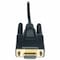 Tripp Lite by Eaton 6ft Modem Serial DB9 RS232 Cable Adapter Gold F/F 6' - DB-9 Female - DB-9 Female - 6ft P450-006 - alternate 2