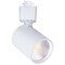 Satco 8 Watt LED Track Head CCT Selectable Dim to Warm H Style 36 Degree Beam Angle 120 Volt White Round TH761 - alternate 1