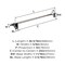 Amerock Davenport Brushed Nickel Transitional 24 in 610 mm Towel Bar BH36054G10 - alternate 5