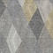 Homeroots 9' X 12' Pewter Gray And Gold Argyle Washable Indoor Outdoor Area Rug 613733 - alternate 8