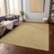 Homeroots 10' X 14' Gold Black And Beige Geometric Washable Indoor Outdoor Area Rug 596739 - alternate 8