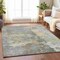 Homeroots 5' X 8' Gray Abstract Washable Indoor Outdoor Area Rug 607801 - alternate 9