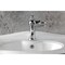 Kingston Brass One-Handle Single-Hole Bathroom Faucet with Push Pop-Up Drain, Polished Chrome KS3541RNX - alternate 6