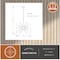 Vaxcel Estelle 6-Light 19 in W Polished Nickel Mid-Century Modern Sputnik Pendant Ceiling Fixture P0237R - alternate 9