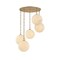 Troy Lighting Bramble 35.5in wide 5 Light Chandelier in Patina Brass F1836-PBR - alternate 1