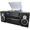 Trexonic 3-Speed Turntable Stereo System with CD, Dual Cassette Player, and Wired Shelf Speakers TRX-811BS - alternate 9