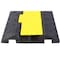 Edendirect Speed Bump, 1.7 in H, 9 in L, 39 in W, 2 (30x30mm) Channel, Rubber, Black ED-W465121321 - alternate 9