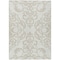Homeroots 3' X 5' Ivory And Beige Damask Washable Indoor Outdoor Area Rug 614437 - alternate 8