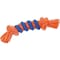 Boss Pet Infinity TPR/Rope Bone Small Orange Dog Toy ZD2068 12 69 - alternate 1