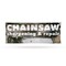 Signmission Chainsaw Sharpening and Repair, 18 Inch x 48 Inch, Vinyl Banner B-30514 - alternate 1