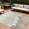 Homeroots 10' X 14' Ivory And Beige Abstract Washable Indoor Outdoor Area Rug 613637 - alternate 1