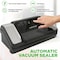 Nutrichef Automatic Food Vacuum Sealer with Double Sealing Function, Electric Air Sealing System for Dry PKVS90BK - alternate 5