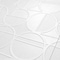 Apollo Tile Imprint 16x48 in. Soft Cloud White Matte Ceramic Concentric Circle Large Wall Tile, 3PK IMPS88TUNDC1648 - alternate 8