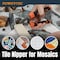 Powertec Wheeled Tile Nippers, Ergonomic Soft Grip, Heavy Duty 22mm Tungsten Carbide Scoring Wheels 71901N - alternate 6