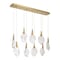 Euf Jateo, Chandelier, 13-Light, 51", Gold, Clear Glass 50103-020 - alternate 5