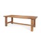Homeroots 95" Natural Reclaimed Wood Trestle Base Dining Table 604016 - alternate 15