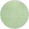 Homeroots 8' Mint Green And Ivory Round Geometric Washable Indoor Outdoor Area Rug 600836 - alternate 8