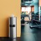 Hls Commercial 9 Gallon Trash Can with Sanitizer Gym Wipe Dispenser HLSC09WSR - alternate 11