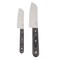 Martha Stewart Everyday 2 Piece Stainless Steel Santoku Knife Set in Dark Grey 128767.02 - alternate 5