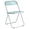 Leisuremod Lawrence Acrylic Folding Chair with Metal Frame, Jade Green LF19G - alternate 1